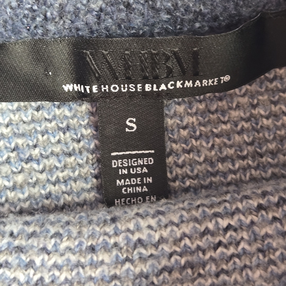 WHBM Floral Intarsia Mock Neck Sweater - Soft Knit - Picture 5 of 9